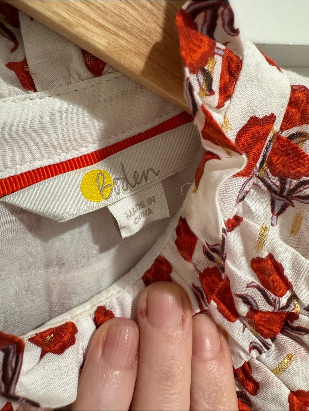 BODEN Ruched Detail Metallic Dress - Picture 11 of 16